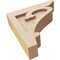 Ekena Millwork 3"W x 12"D x 12"H Thin Mayflower Rough Cedar Woodgrain TimberThane Corbel, Primed Tan CORUR03X12X12MAYRCPR - alternate 6